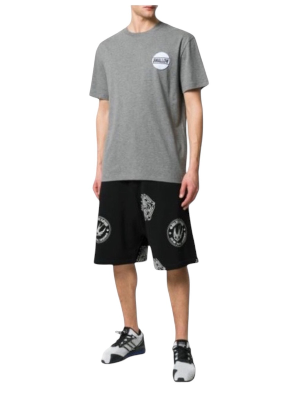 new McQ โข Alexander McQueen โ
Swallow Graphic Tee T Shirt โ
Heather Grey โ
Large - Picture 5 of 16